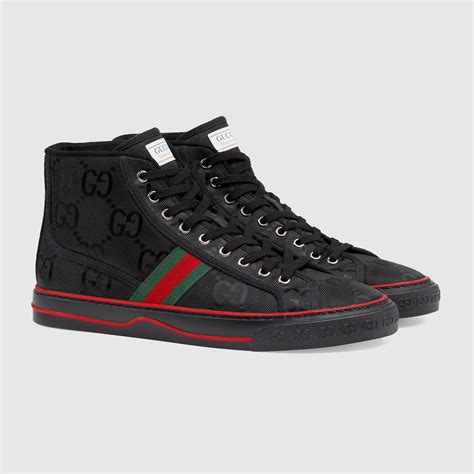 sneacker alta uomo gucci|gucci scarpe uomo sneakers.